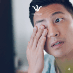 مريض سكري يعاني من مشاكل في الرؤية أو اعتلال الشبكية السكري