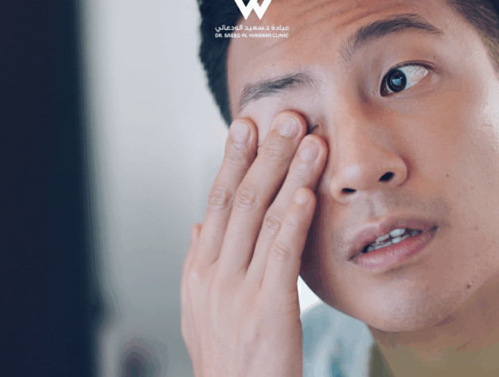 مريض سكري يعاني من مشاكل في الرؤية أو اعتلال الشبكية السكري